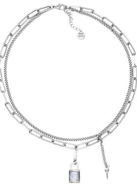 CHOOSE双层项链小众设计感吊坠