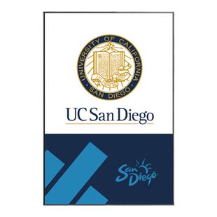 UCSD挂画加州大学圣地亚哥装饰画 卧室办公 现代简约卧客厅背景墙