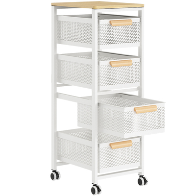 御仕家厨房台下抽屉小推车