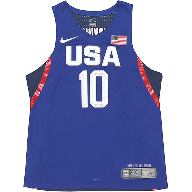 Nike/耐克正品欧文美国队10号男子运动球衣短袖749969-458