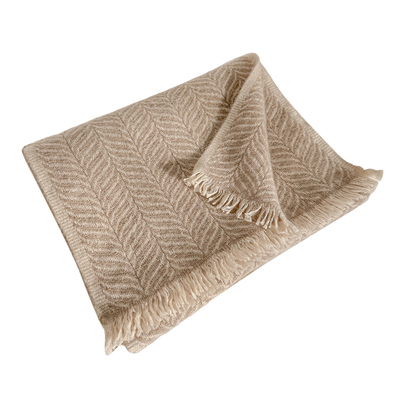 燕麦色纯山羊绒围巾女款2025新款冬季100羊毛围脖高端大牌高级感