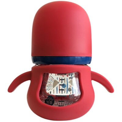 适配贝亲臻宝奶瓶配件保护套硅胶