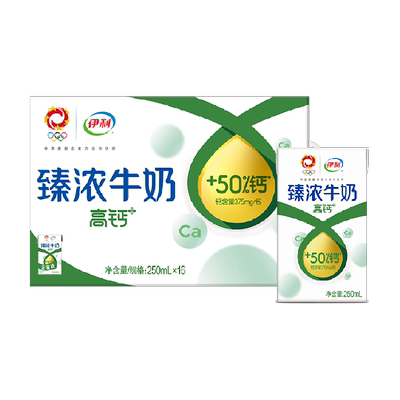 伊利臻浓高钙250ml*16盒