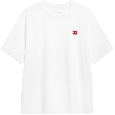 李宁情侣简约logo文化T恤