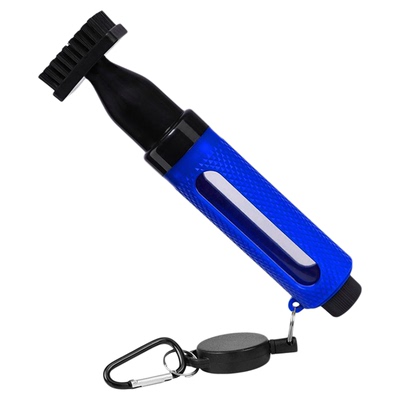 HOW TRUE高尔夫球杆清洁刷按压式喷水杆头刷多功能清洁刷带伸缩扣