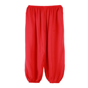 天城客男童女童夏季防蚊裤儿童小宝宝棉绸睡裤薄款大码宽松亲子装