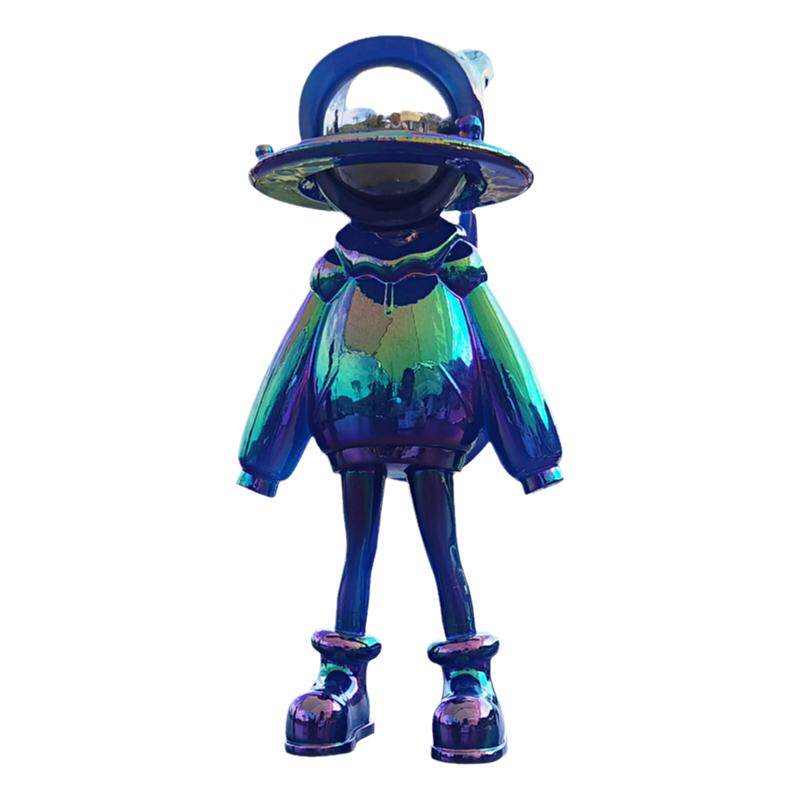 ufo飞碟潮流车载摆件男生