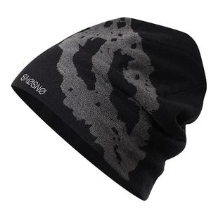 SNOSNO滑雪冷帽针织帽登山大头围冷帽滑雪帽冷帽保暖透气抗起球