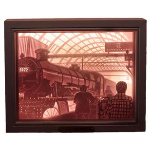 千山博物馆3d立体纸雕灯送女生情侣创意走心礼物光影小夜灯定制