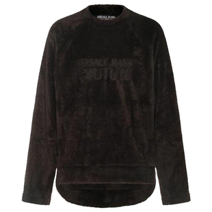 Versace/范思哲VJ 男士奢潮圆领保暖毛毛套头卫衣 77GAI317 F0033