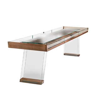 轻奢钢化玻璃沙狐球桌休闲娱乐家用商用比赛高端透明悬浮沙壶球台