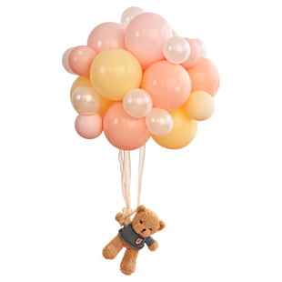 气球儿童无毒生日装饰场景布置马卡龙彩色汽球多款结婚房布置订婚