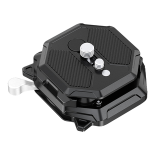 Ulanzi优篮子 F50小隼FALCAM方形快装板套件单反相机通用三角架滑轨稳定器重型阿卡快拆板底座