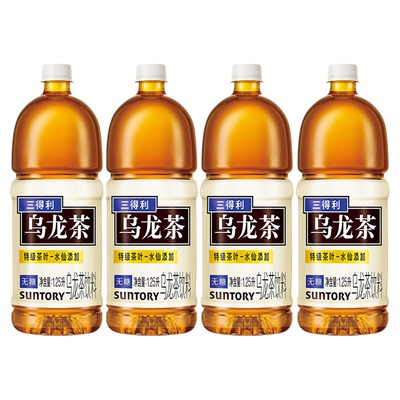 三得利无糖乌龙茶饮料0脂0糖