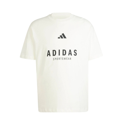 阿迪达斯夏新款男棉运动休闲短袖圆领T恤宽松透气舒适JJ3660