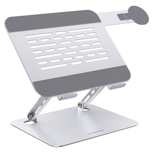 蓝盛桌面笔记本支架可升降折叠+手机支架适配苹果 MacBook/华为MateBook/游戏本护颈散热高效收纳