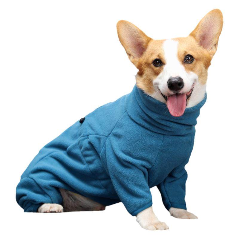 道顿狗狗衣服摇粒绒四脚棉服