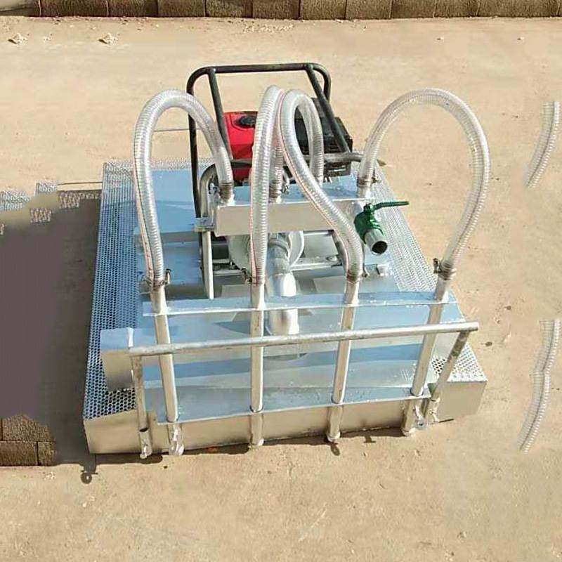 供应挖藕机 农用藕池汽油高压喷水采藕机 新型船式挖藕机