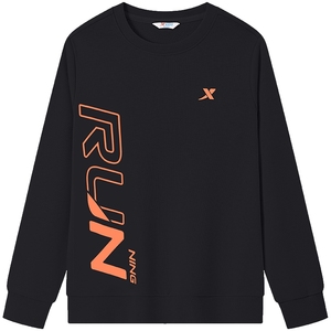 特步童装男童圆领卫衣2025年春季新款卫衣儿童春装运动服长袖衣服