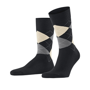 FALKE鹰客德国进口Argyle菱形格休闲棉袜子男女四季贴合舒适12535