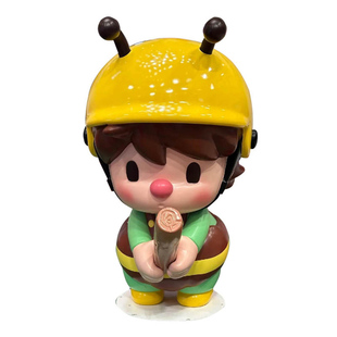 玻璃钢雕塑定制卡通公仔人物门头IP形象大型户外景观商场美陈摆件