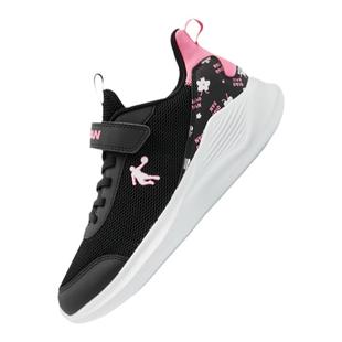 乔丹童鞋女童运动鞋2025秋冬保暖大童防滑轻便跑步鞋加绒儿童鞋子