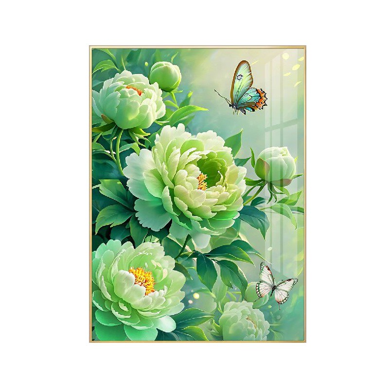 花开富贵钻石画方钻满点钻十字绣