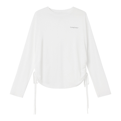 CryingCenter 竹节丝透气凉爽训练运动休闲长袖 哭喊中心