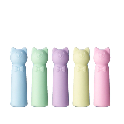 硅胶笔套可擦式猫咪笔帽便携收纳笔袋不脏了学生文具用品防止戳伤