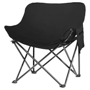 户外折叠椅便携式月亮椅野餐桌椅钓鱼凳摆摊露营装备椅子沙滩躺椅