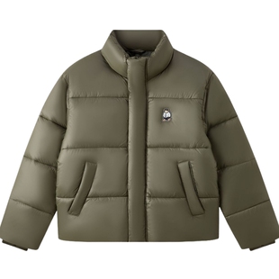 【WOODIE系列】SPAO韩国同款25年冬季新品量感暖核立领棉服外套