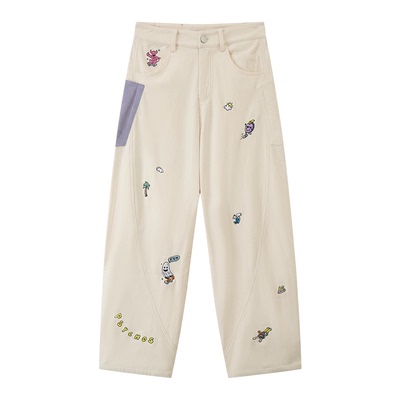 PSYCHOS老钱风灯芯绒休闲裤男女