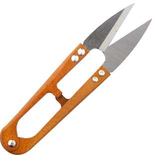 张小泉纱剪剪线头小剪刀家用U型弹簧剪刀衣服装裁缝纫布小号剪子