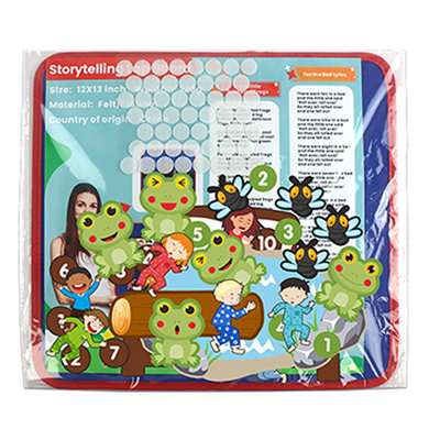 讲故事毛毡板儿歌教师教具