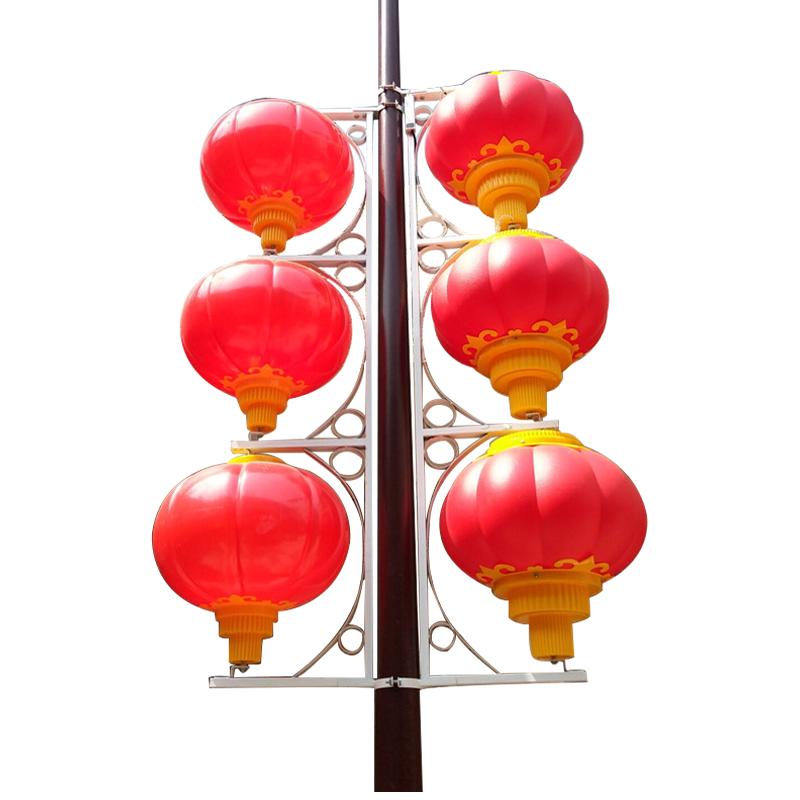 户外大红灯笼塑料南瓜led发光
