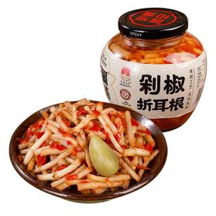 四川特产剁椒折耳根腌泡菜酸辣泡制鱼腥草剁辣椒即食凉拌下饭菜