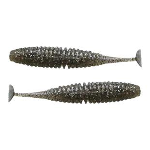 常吉一诚爆震鲱鱼3.5寸螺纹T尾路亚软饵倒钓无铅插铅德州野钓黑坑