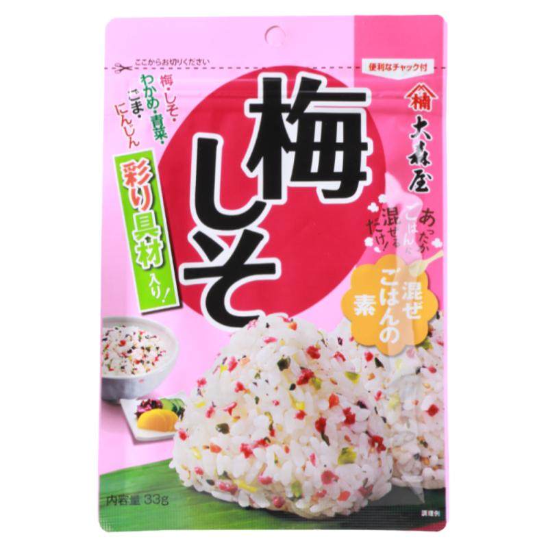 日本进口大森屋梅子味拌饭料