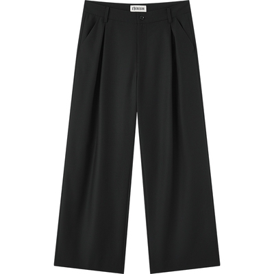 CHINISM丨黑色垂感TR西裤