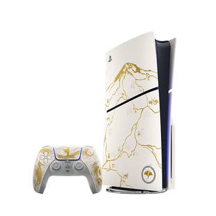索尼PS5羊蹄山之魂游戏机slim轻薄光驱版限定版PlayStation5日版家用原装手柄超高清8K蓝光主机游戏套装