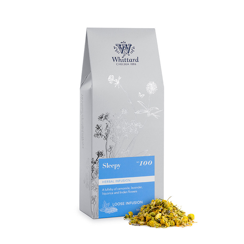 Whittard英国进口 晚安茶50g袋装英式花草茶薰衣草洋甘菊茶叶散茶