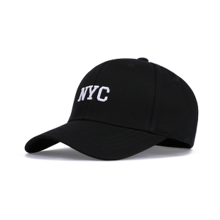 NYC刺绣硬顶小头围棒球帽女显瘦显脸小百搭运动帽子男韩版鸭舌帽