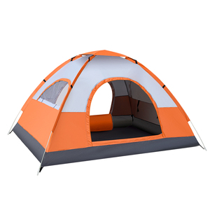 帐篷户外2人野营加厚装备便携自动弹开3-4人露营野外防雨沙滩防晒