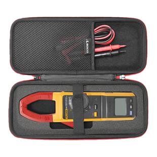 适用福禄克钳形表收纳包电流表盒钳表包胜利德力西钳表便携保护盒