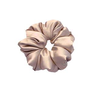 睡眠枕头大肠发圈女款真丝海绵填充缎面发绳扎丸子头皮筋头绳头花