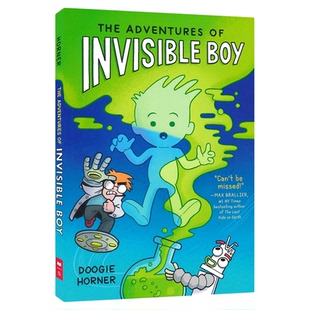 The Adventures of Invisible Boy 隐形男孩历险记1-2 全彩漫画书 8-12岁 中小学英语课外读物 英文原版进口图书