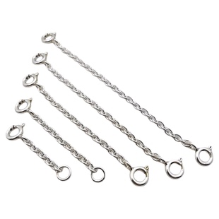 s925纯银链条女生宝同款O型链项链手链延延长丽加长加固连接扣