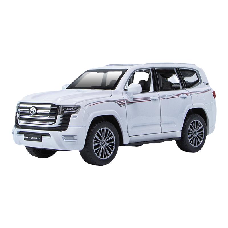 丰田酷路泽LC300拖挂房车模型