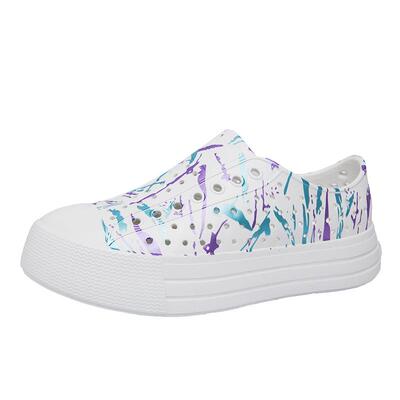 洞洞鞋女款2025新款夏季外穿防滑防臭 eva厚底包头镂空透气休闲软