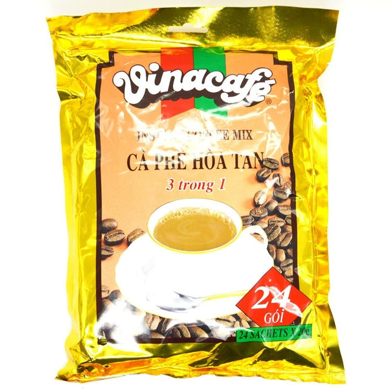 越南原装进口vinacafe威拿金装三合一速溶白咖啡粉480g/袋装 24包